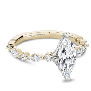 0.63ctw Marquise Diamond Engagement Mounting