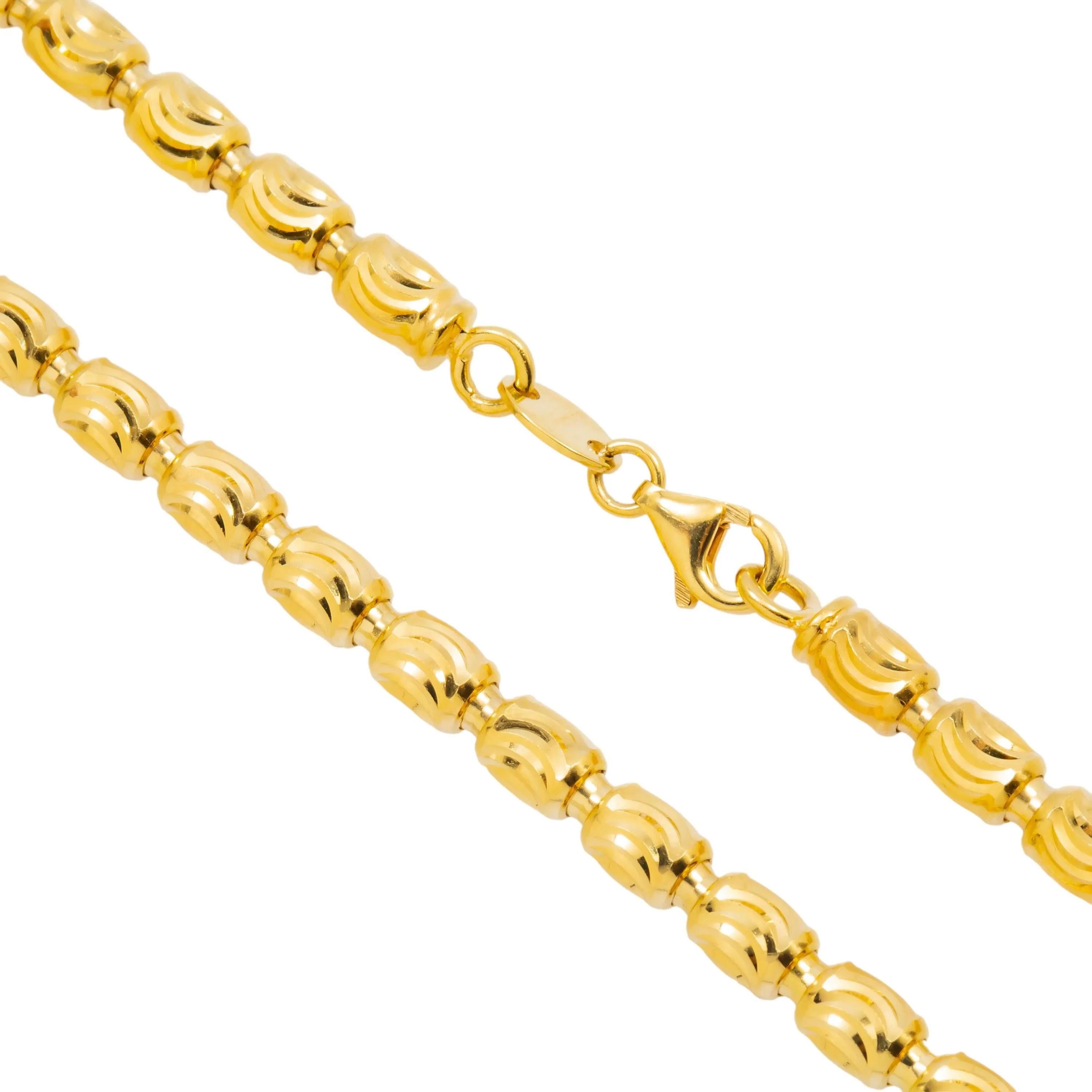 10K GOLD 3.85MM SOLID BARREL CHAIN