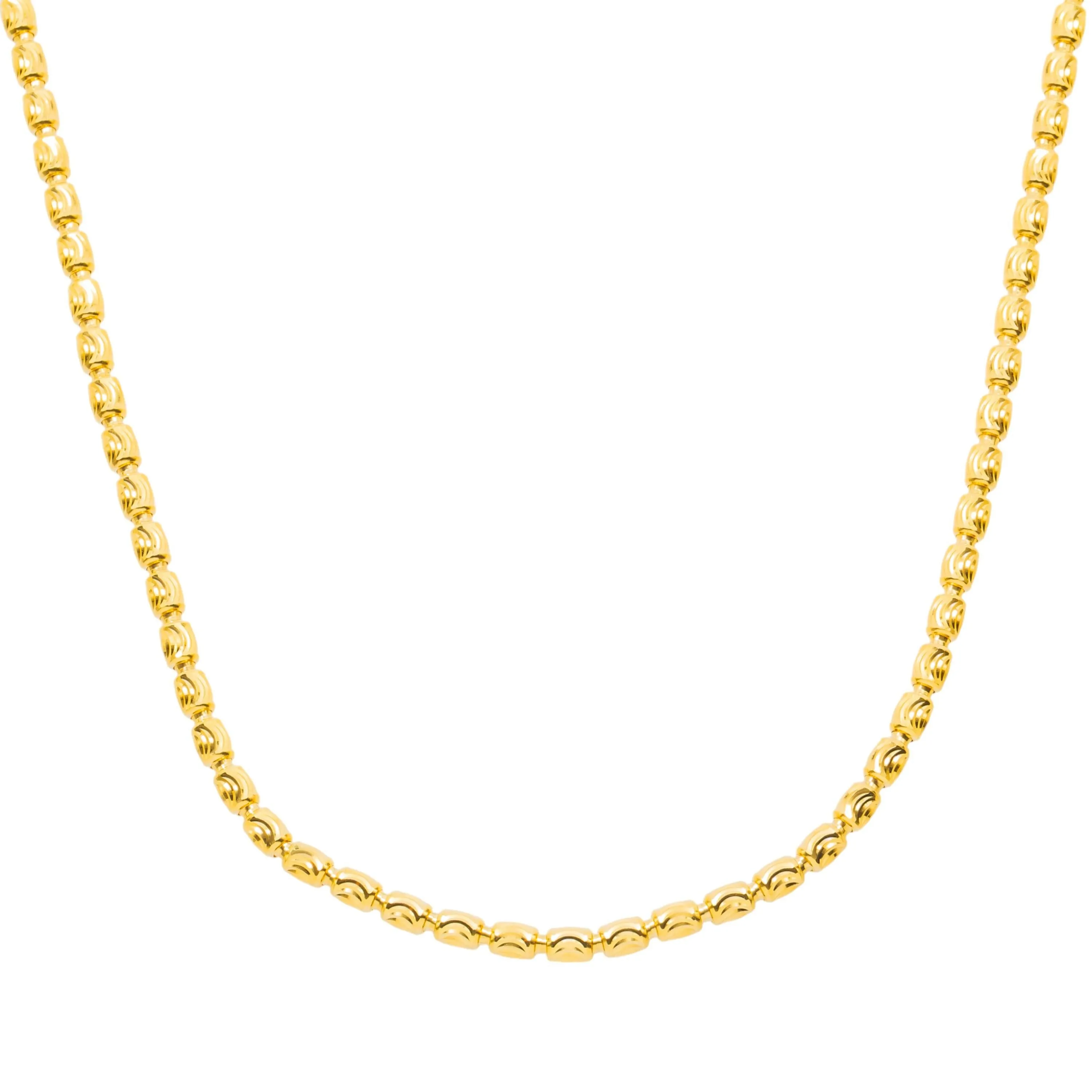 10K GOLD 3.85MM SOLID BARREL CHAIN