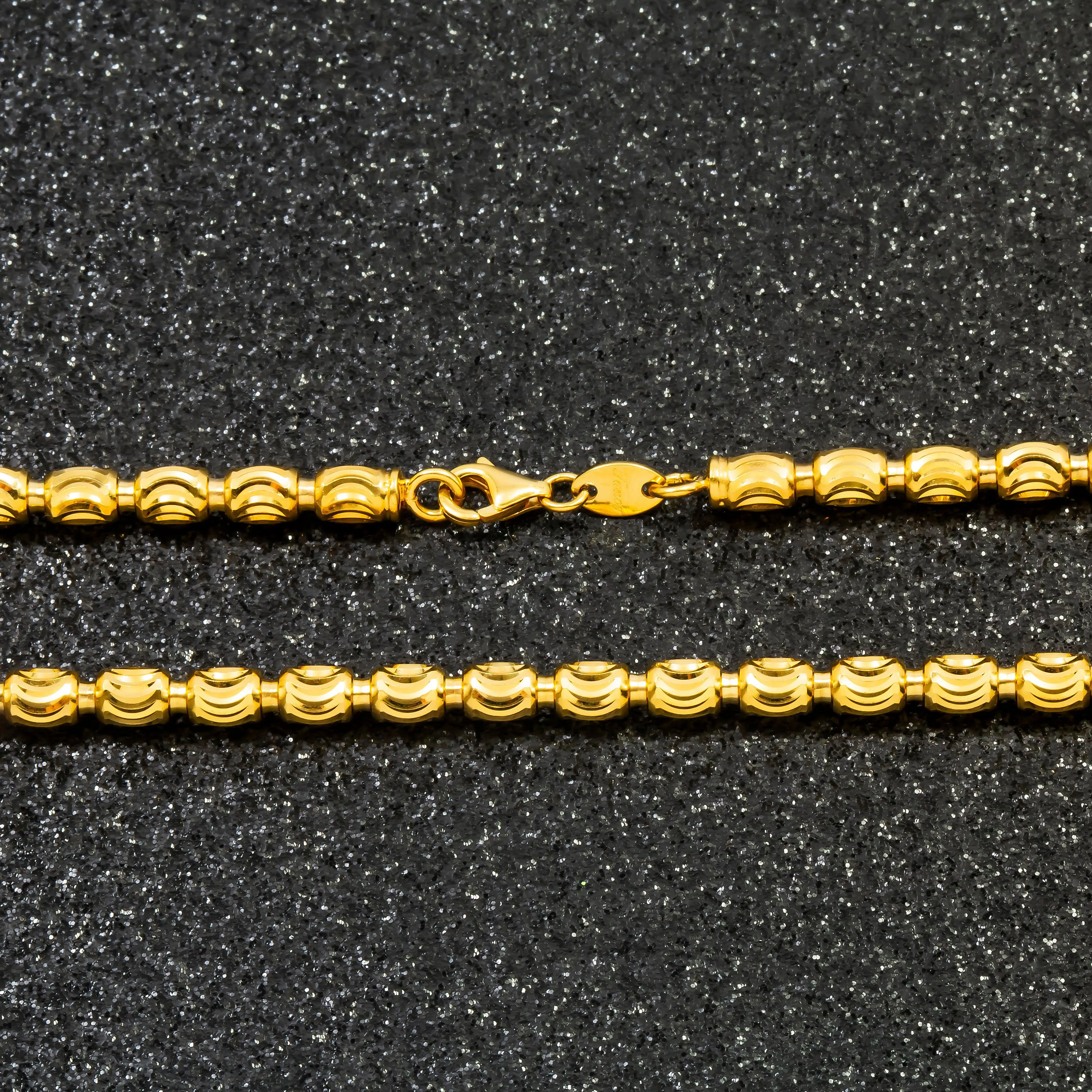 10K GOLD 3.85MM SOLID BARREL CHAIN