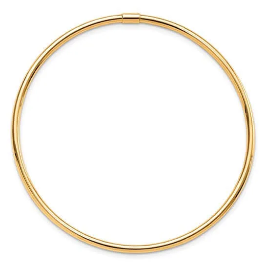 10k Yellow Gold Slip-On Bangle