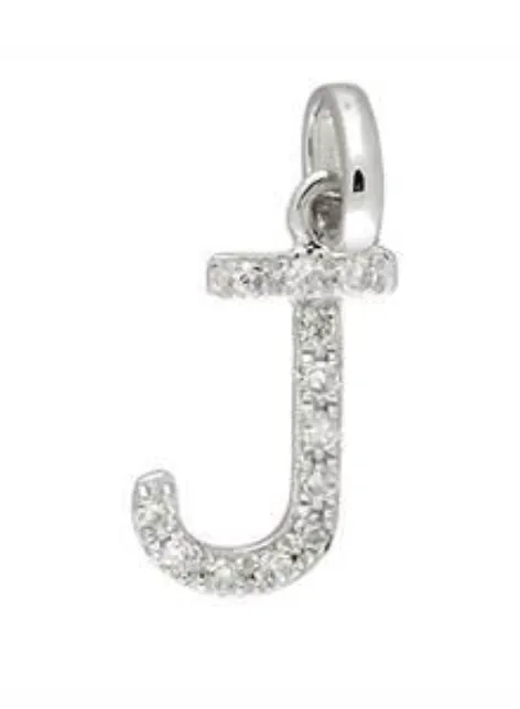 14 Karat Diamond Gold Initial Pendants