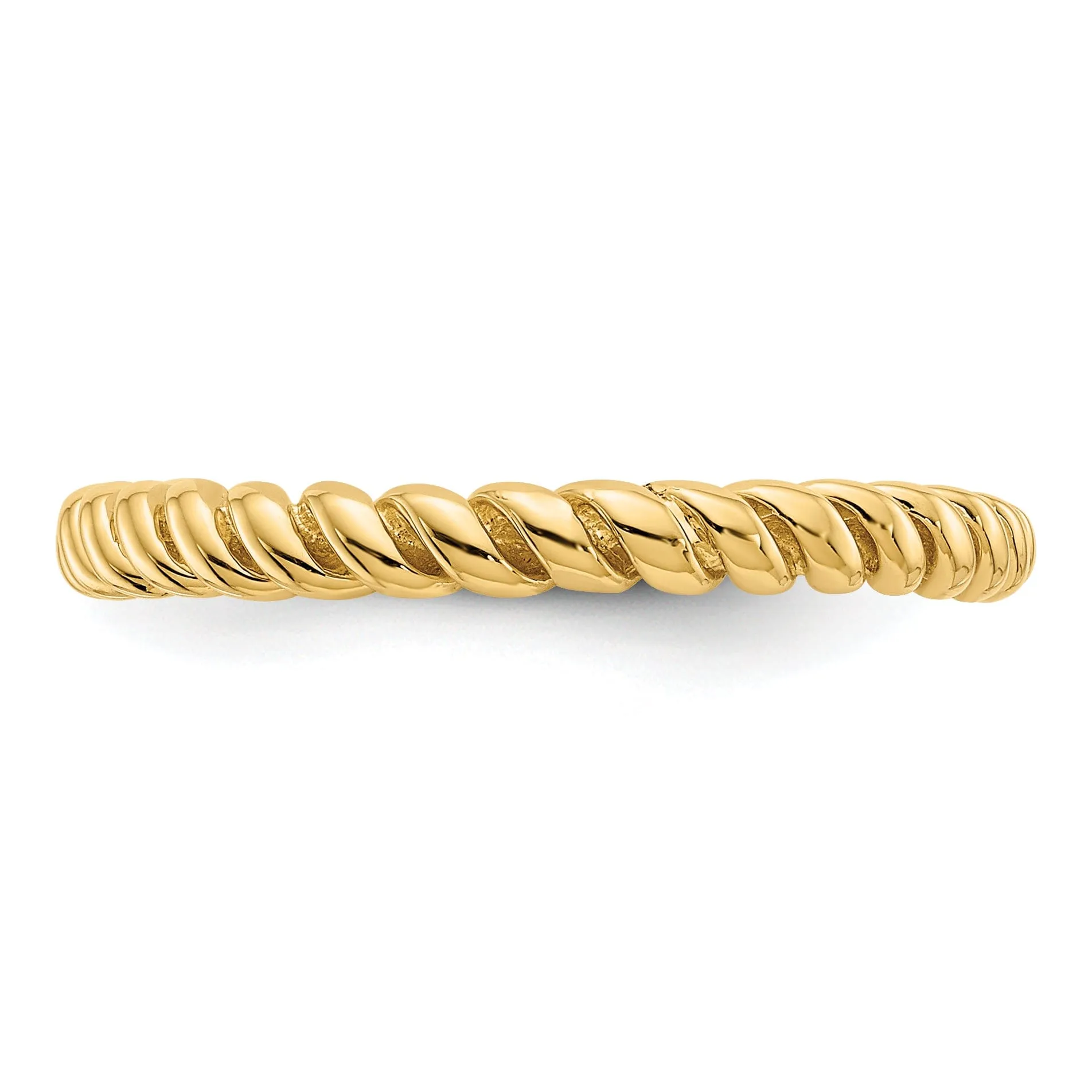 14k Yellow Gold Timeless Creations Twisted Band