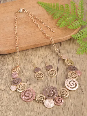 3pcs/set Swirl Decor Jewelry Set Unique Jewelry Jewelry Set Jewelry Gift for