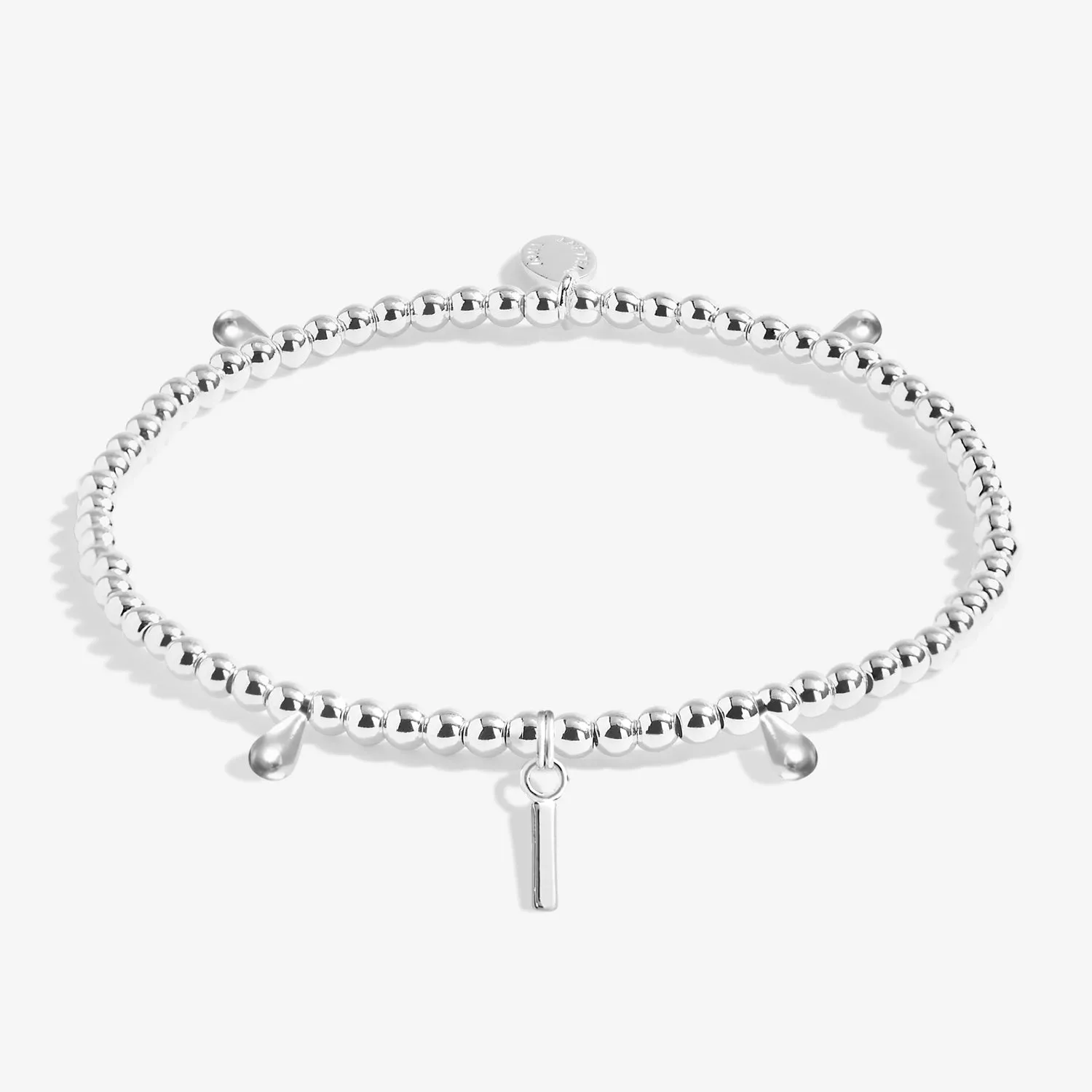 Alphabet A Little I Silver Plated Bracelet 7750