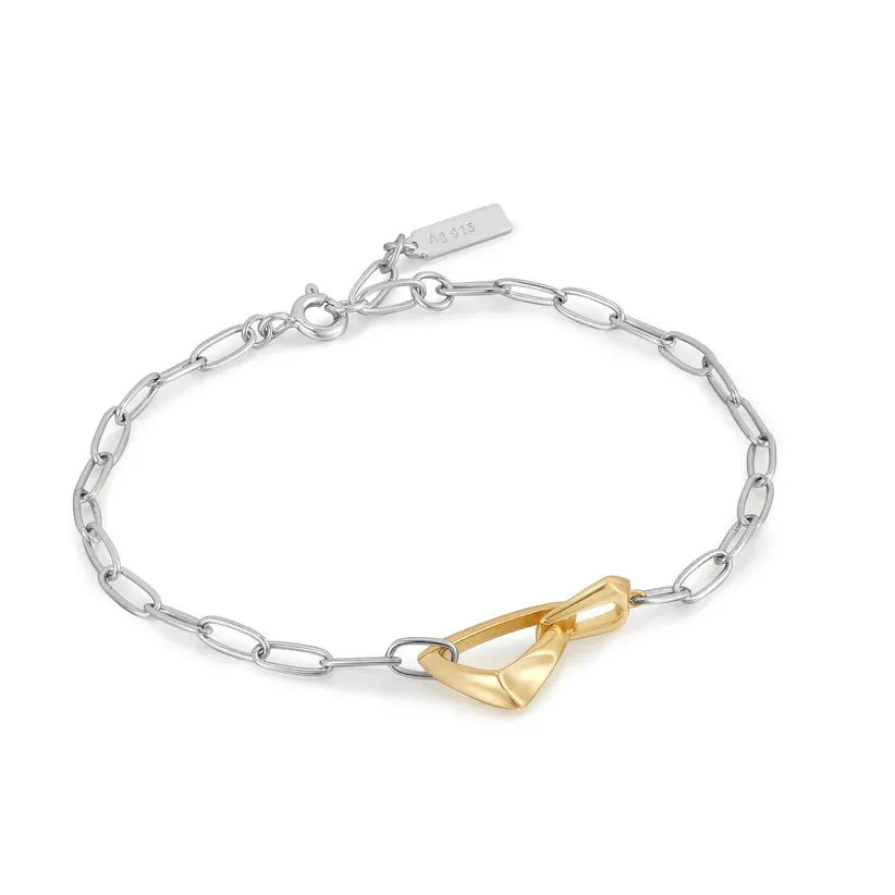 Ania Haie Silver Arrow Link Chunky Chain Bracelet B049-02T