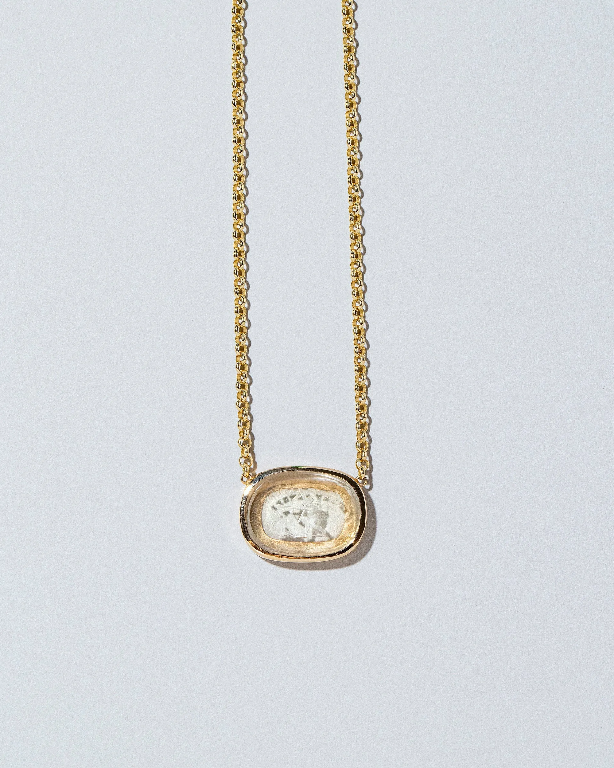 Arrow Intaglio Seal Necklace