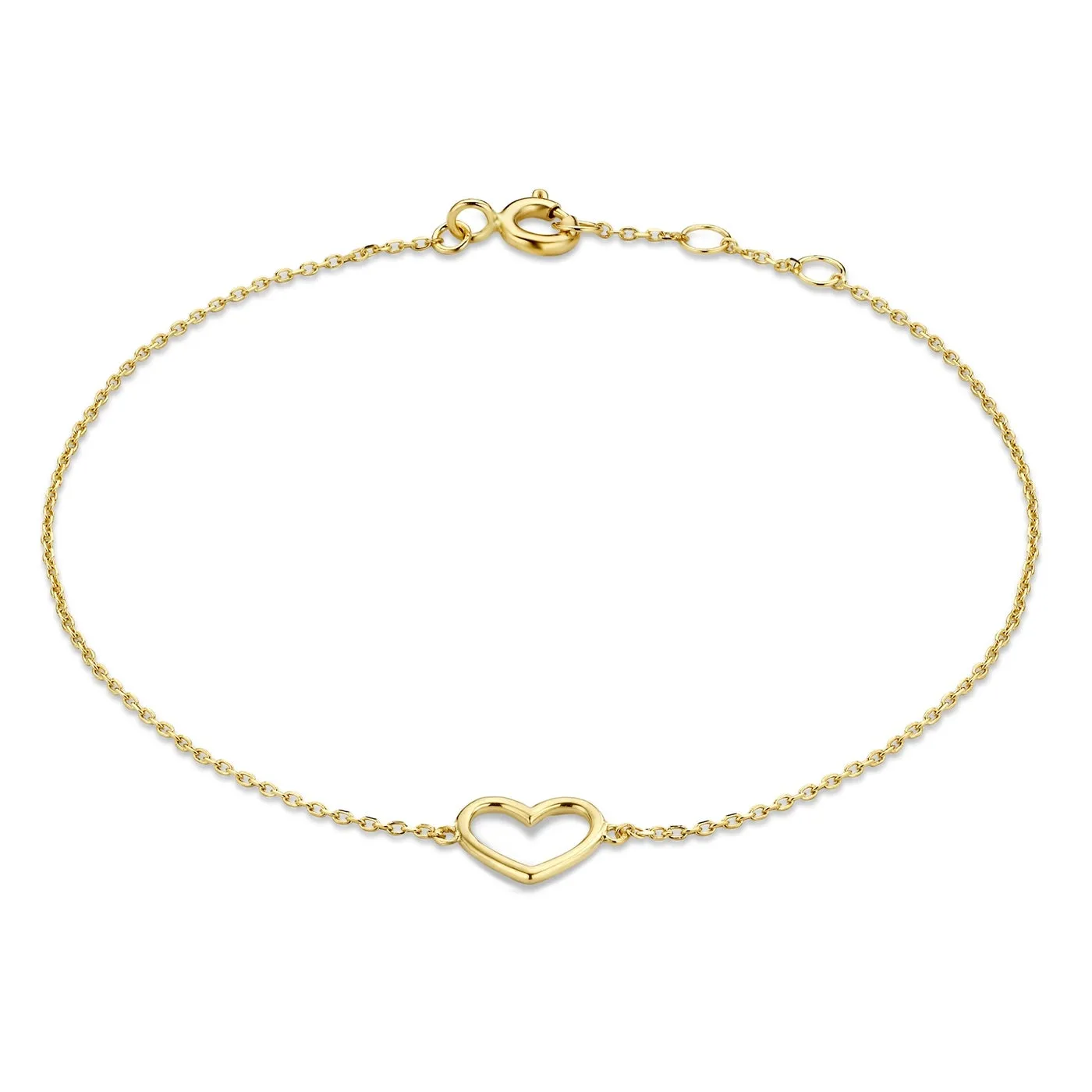 Belleville Amore 14 karat gold bracelet with heart