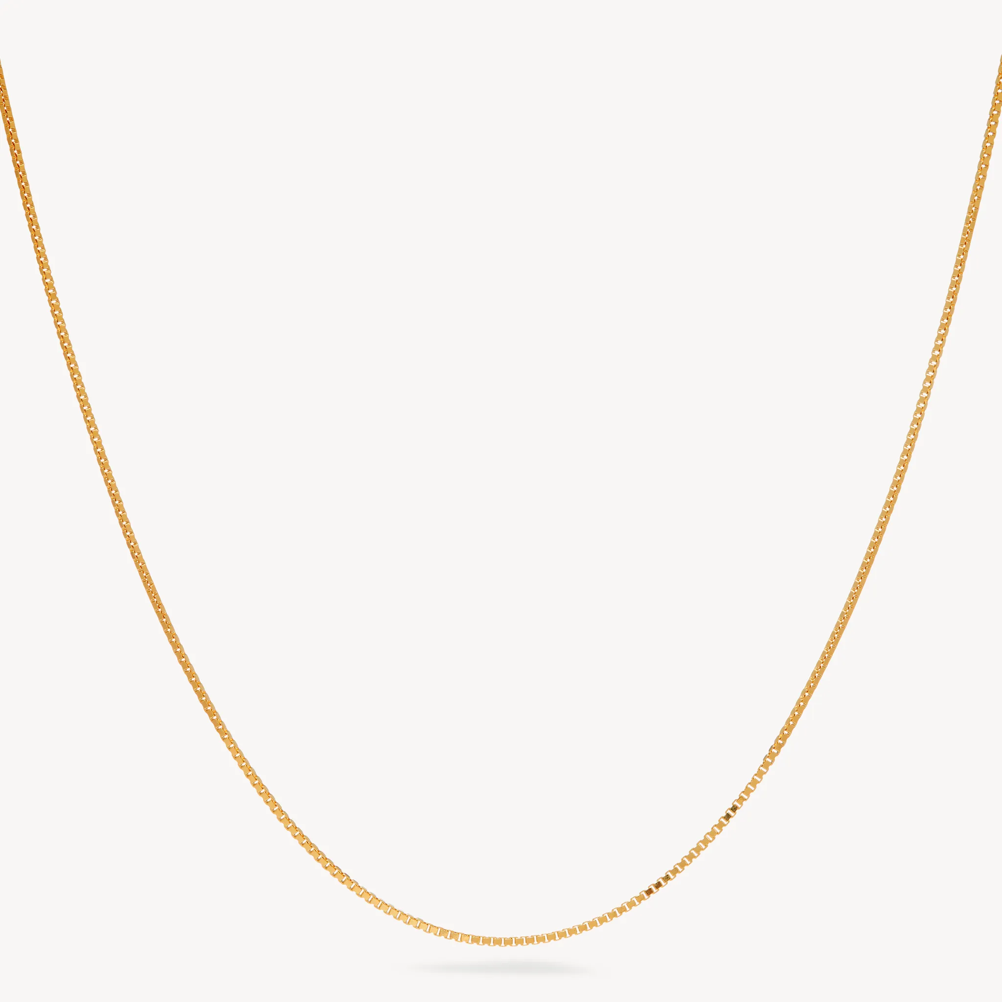 Box Chain Slider Necklace