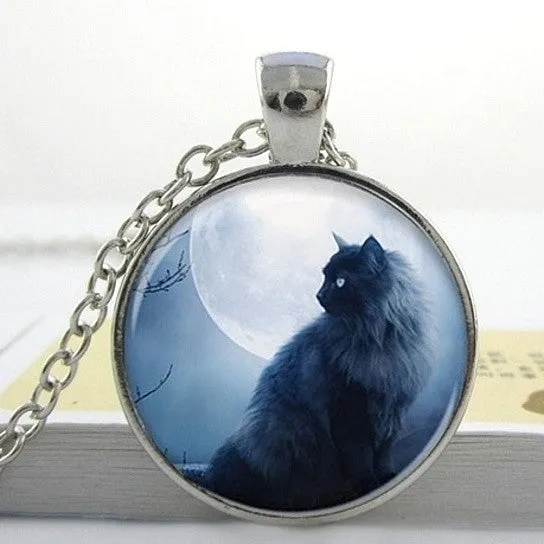 Cat Cabechon Necklaces