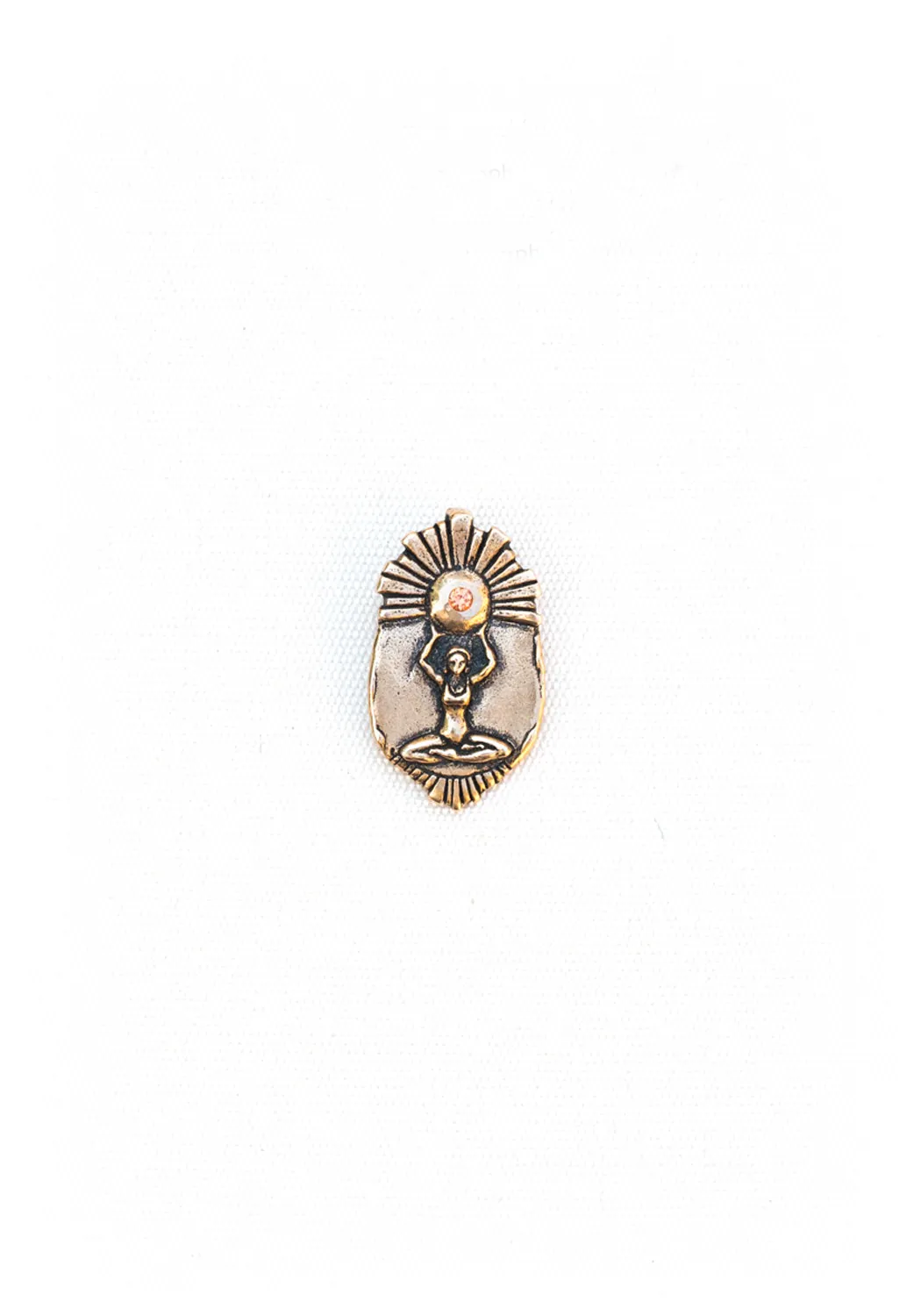 Catherine Michiels Bronze Surya Sun Goddess Charm