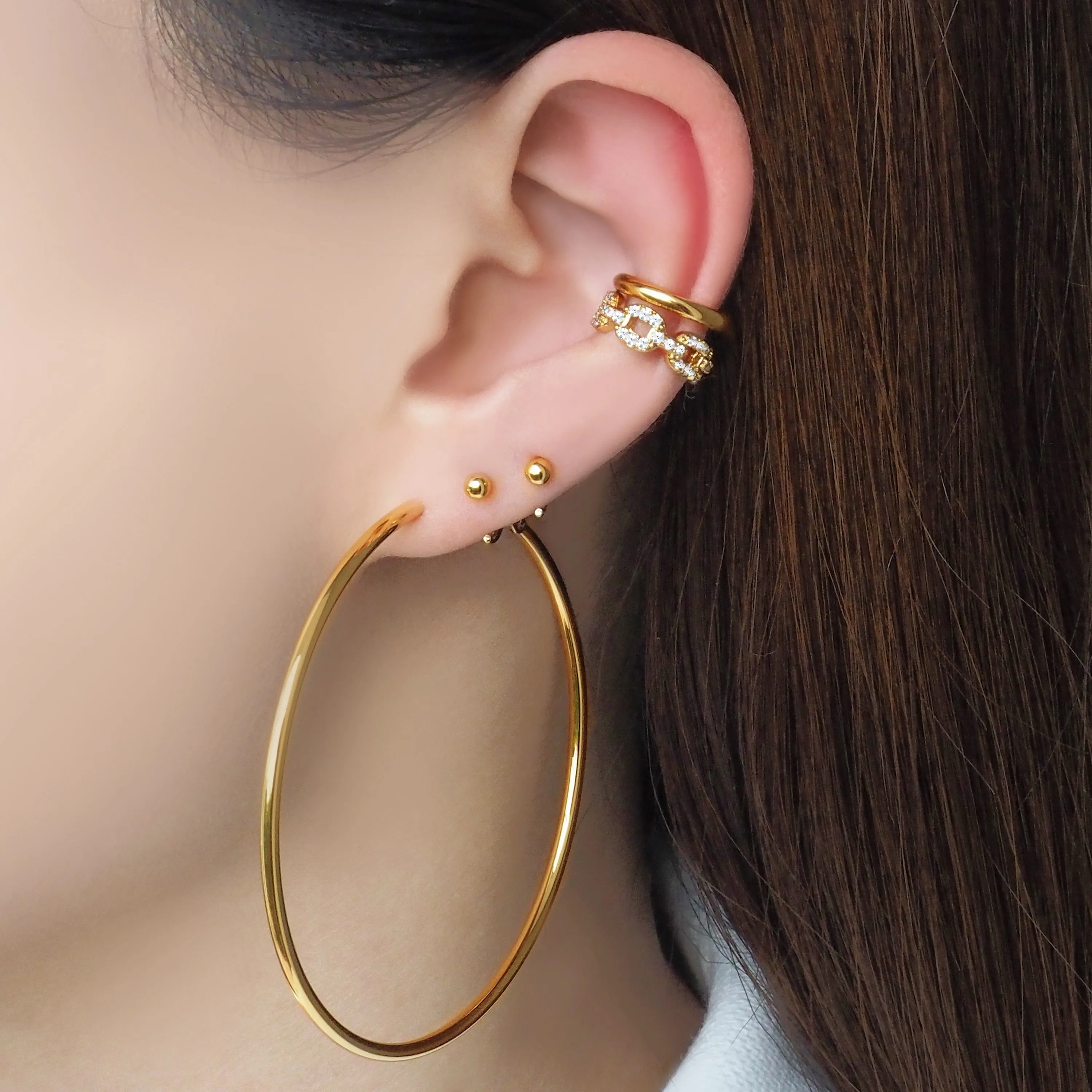 Classic 60mm Hoop Earrings