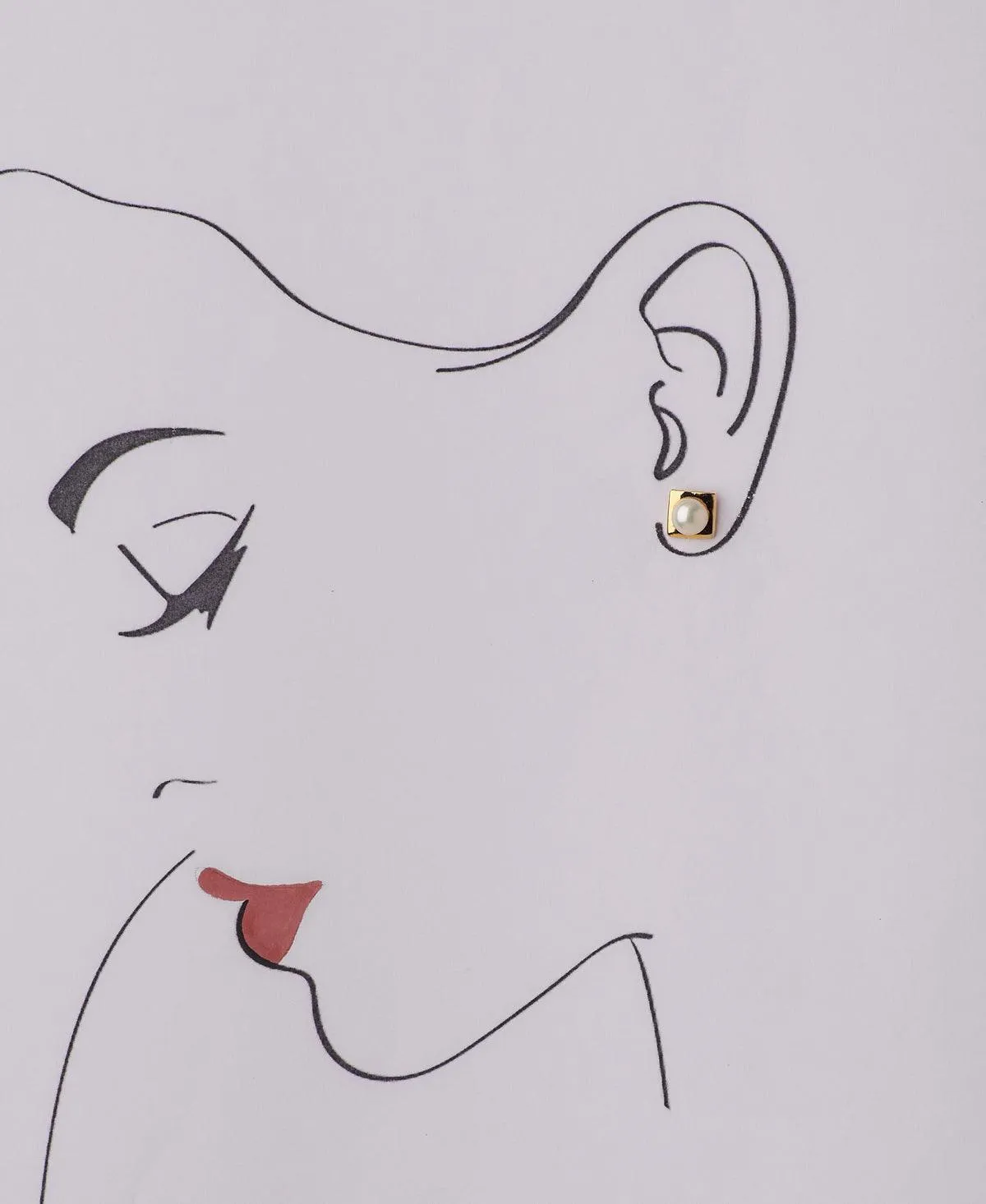 Classic Pearl Stud Earring