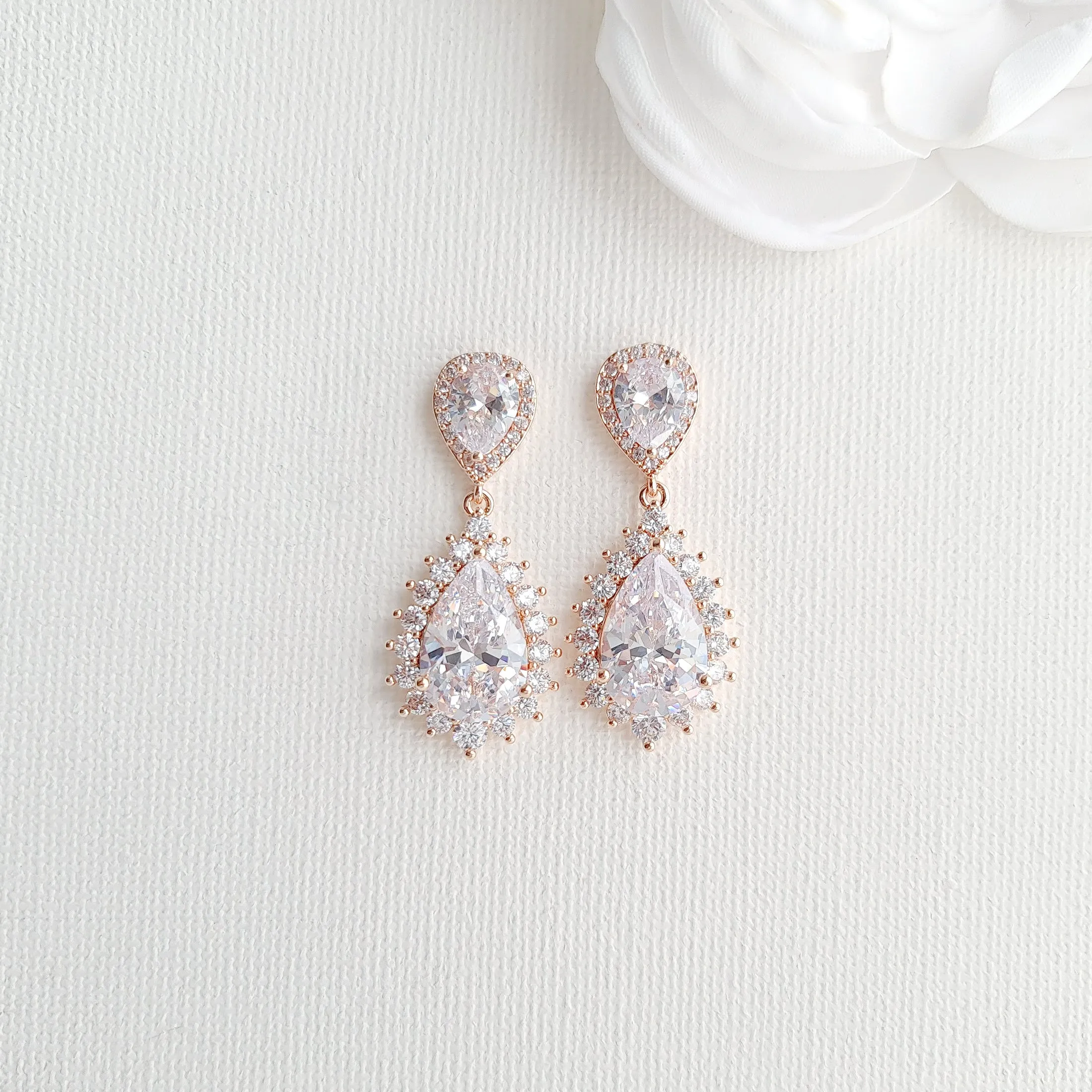 Classic Short Drop Earrings-Raya