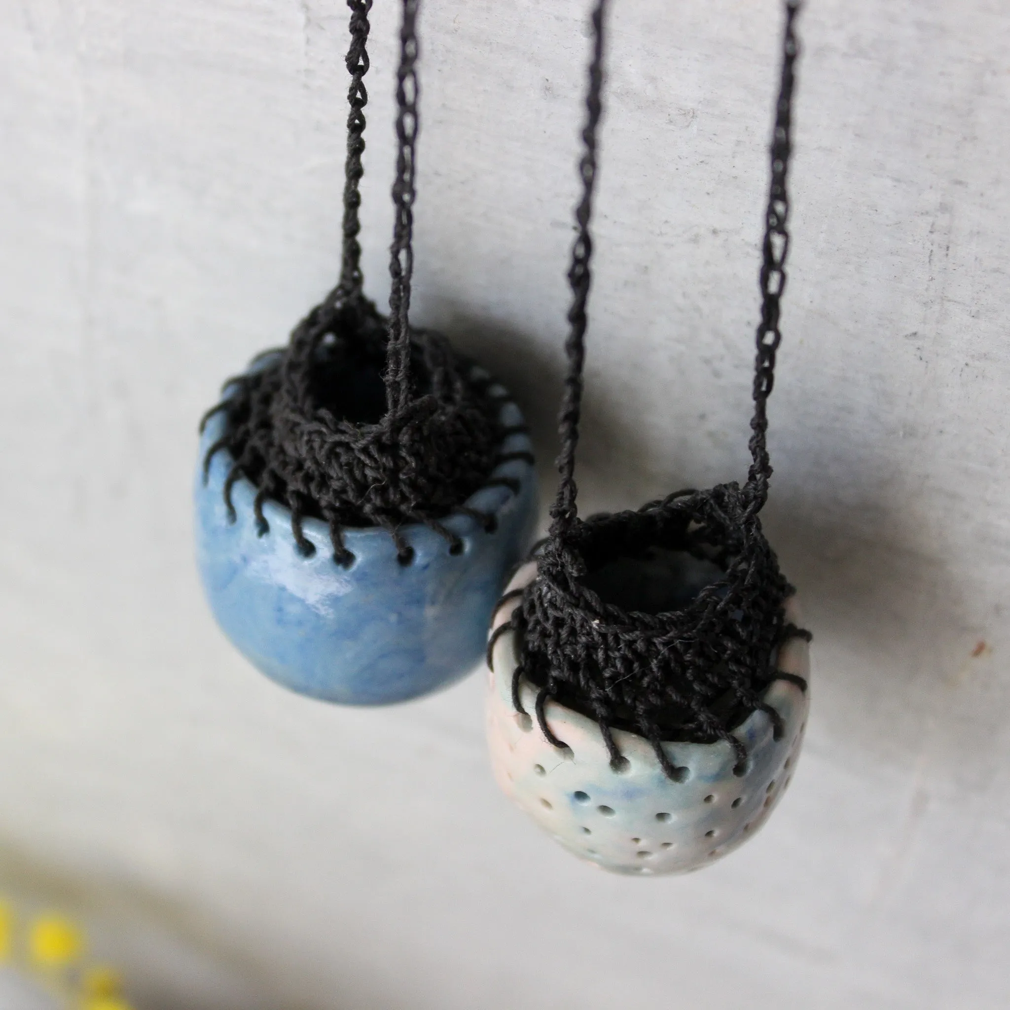 Crochet Pendant Necklaces