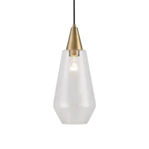 Eichler Antique Brass 1 Light Mini Pendant