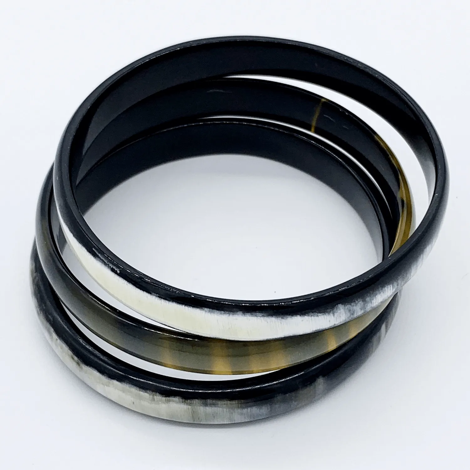 Elegant Ethical Bangle Stack.