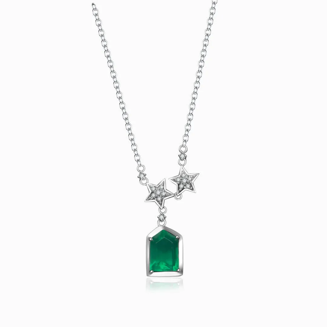 Esprit de Nature Emerald & Diamond Pendant