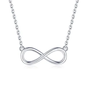 Forever Necklace In 18K White Gold