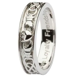 Gents Silver Claddagh Ring