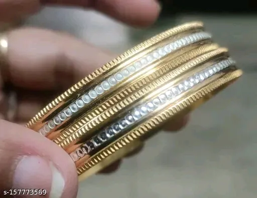 Gold-Plated Bangle Set – Elegant, Affordable, and Stylish