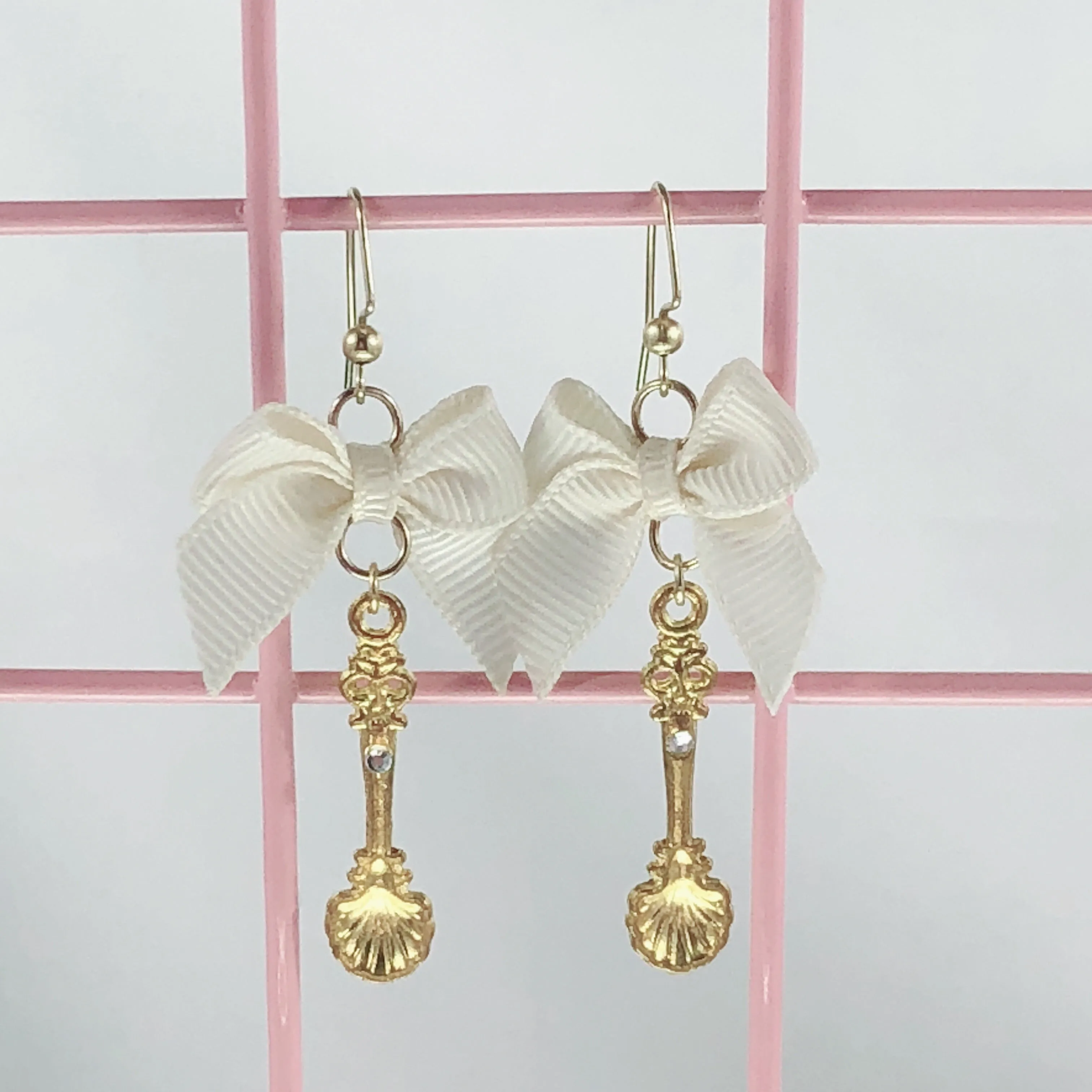 Gold Spoon Earrings (6 Colors)