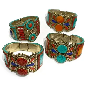 Handcrafted Tibetan jewelry Bracelet Kada for woman.  Free Size' Sold by Per Piece