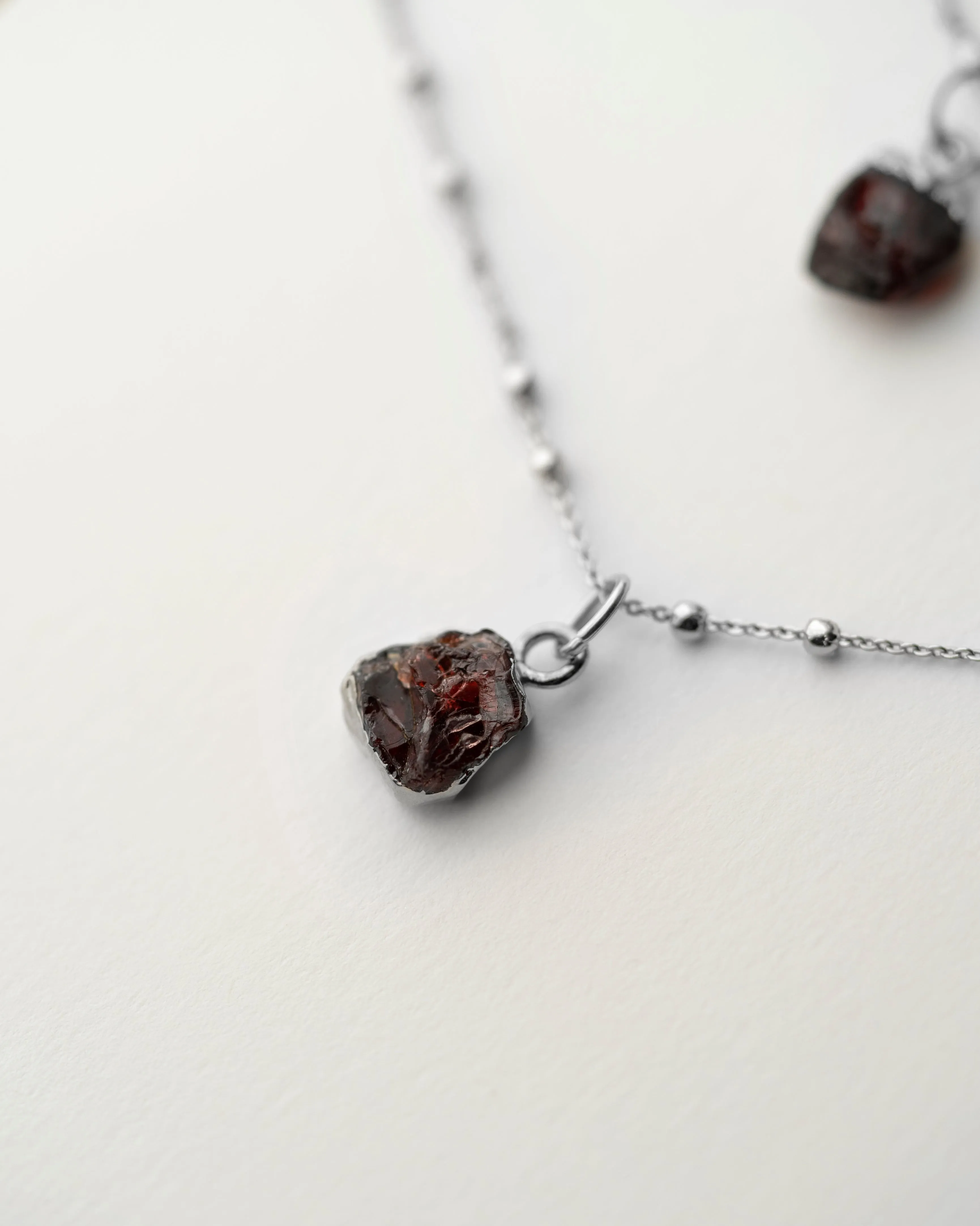 January | Garnet Necklace