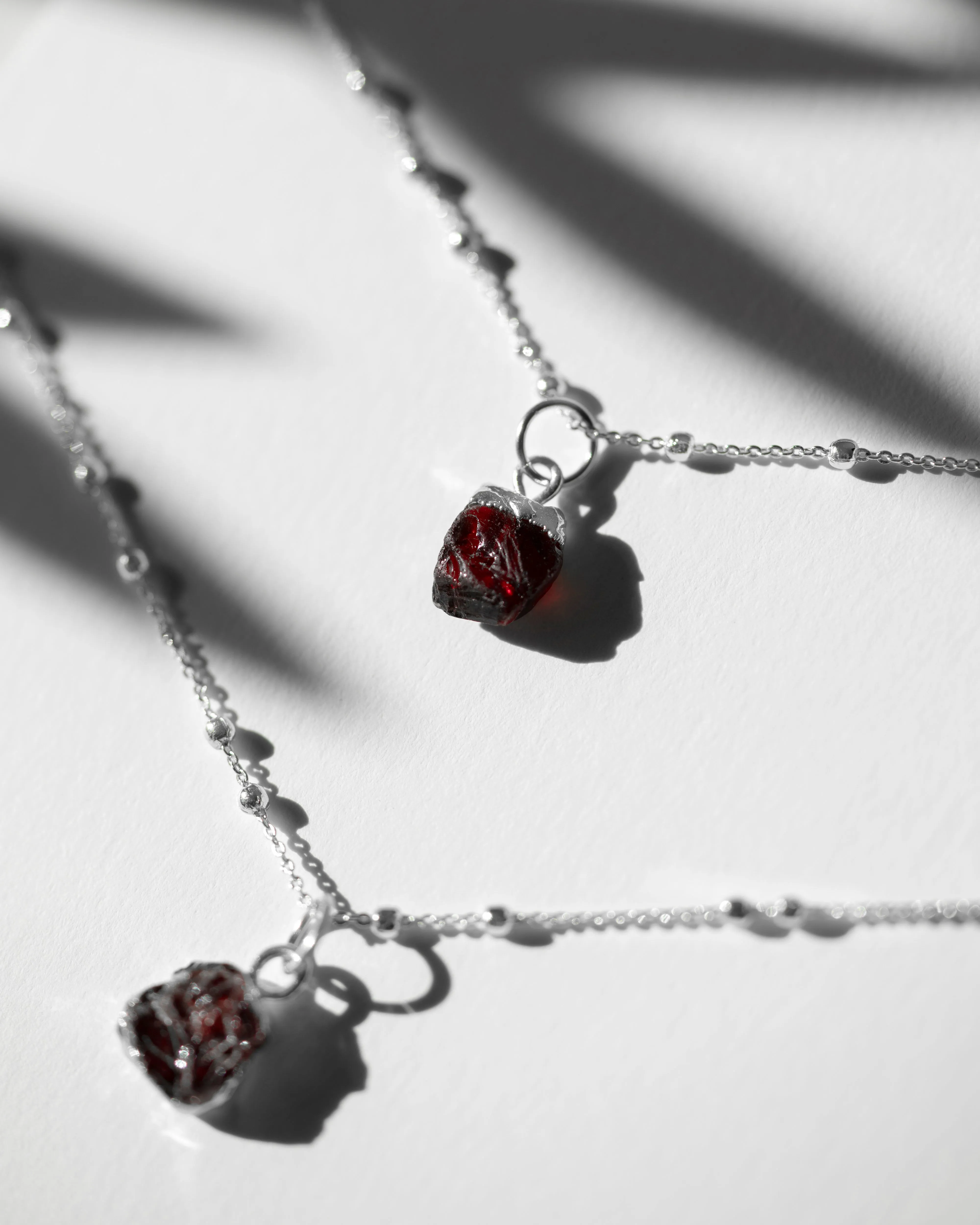 January | Garnet Necklace