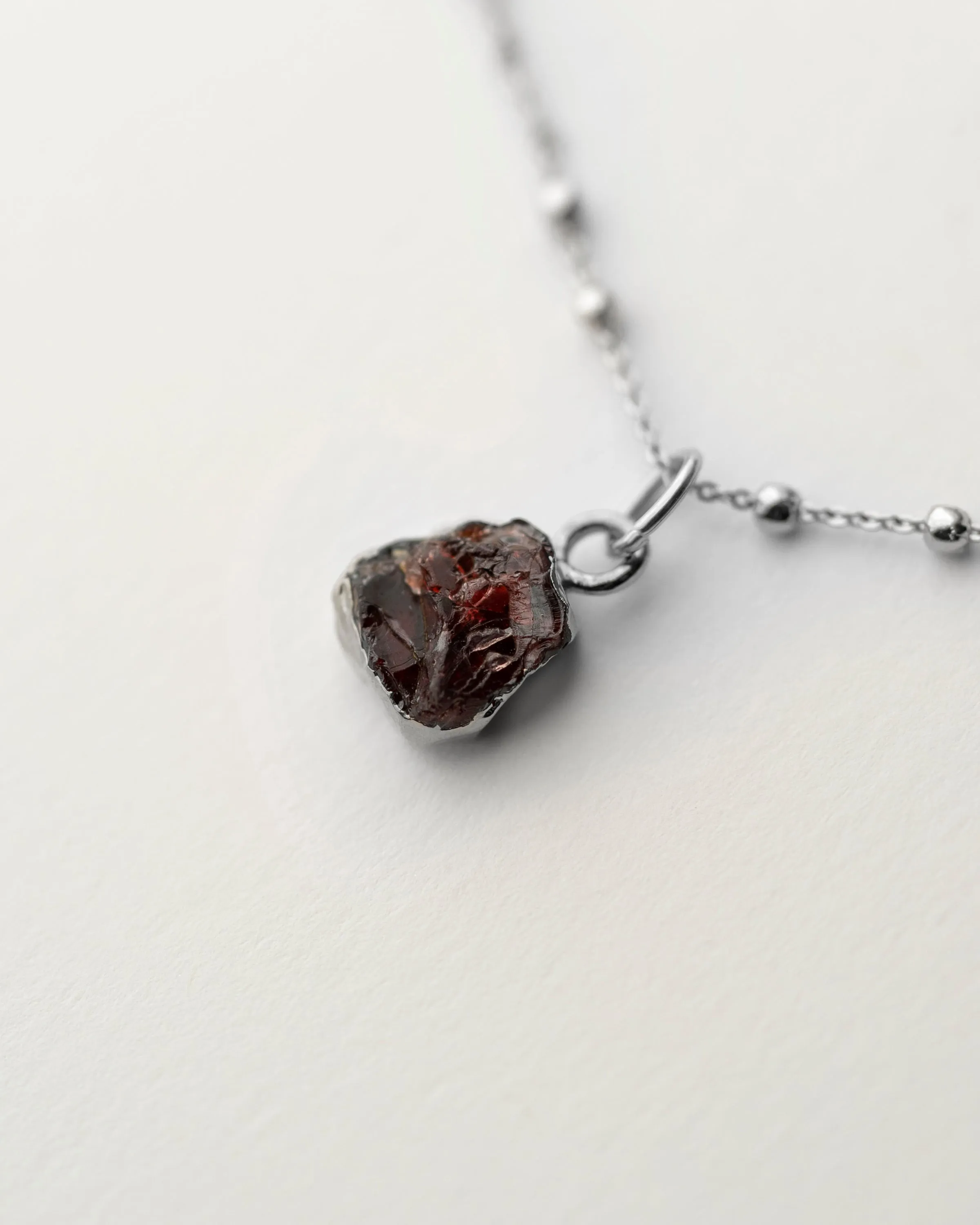 January | Garnet Necklace