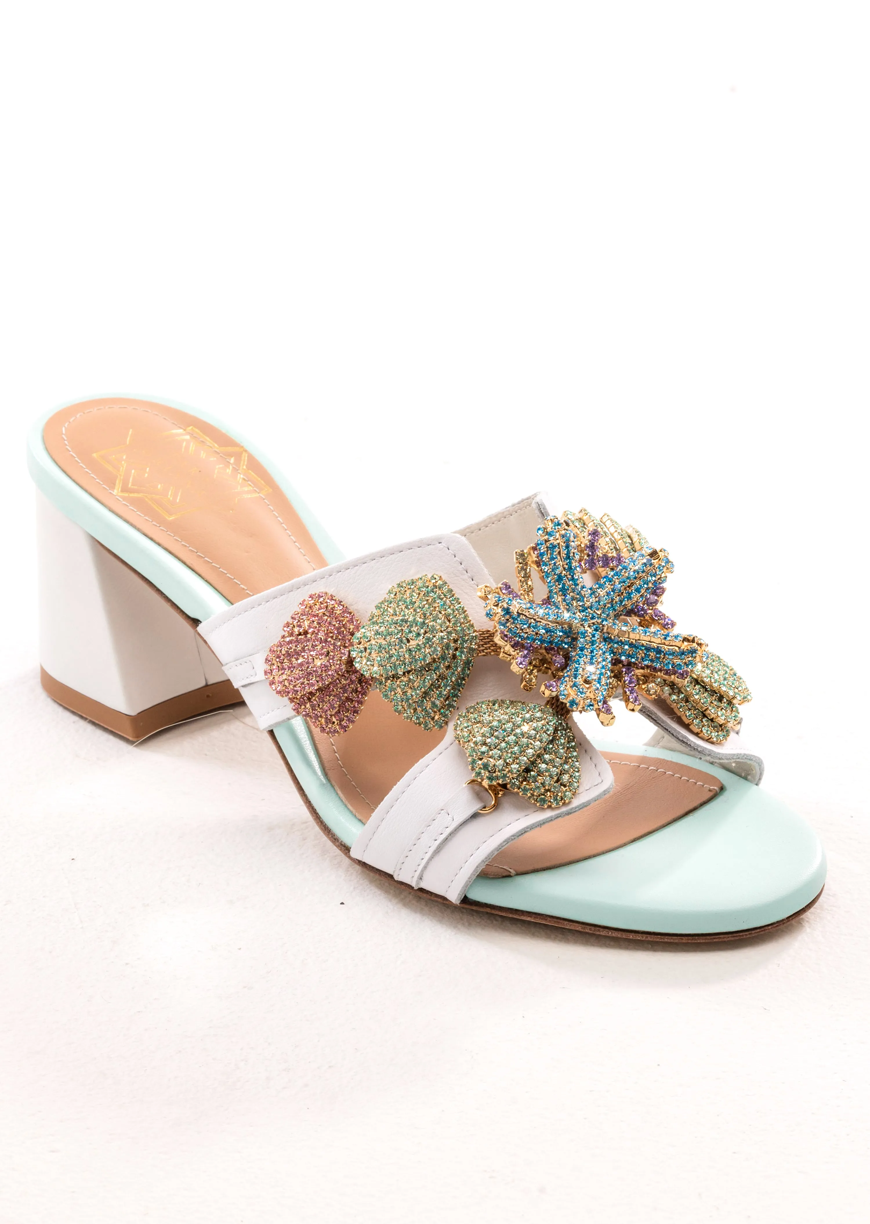 Kailini Vamp Sandal in Seafoam