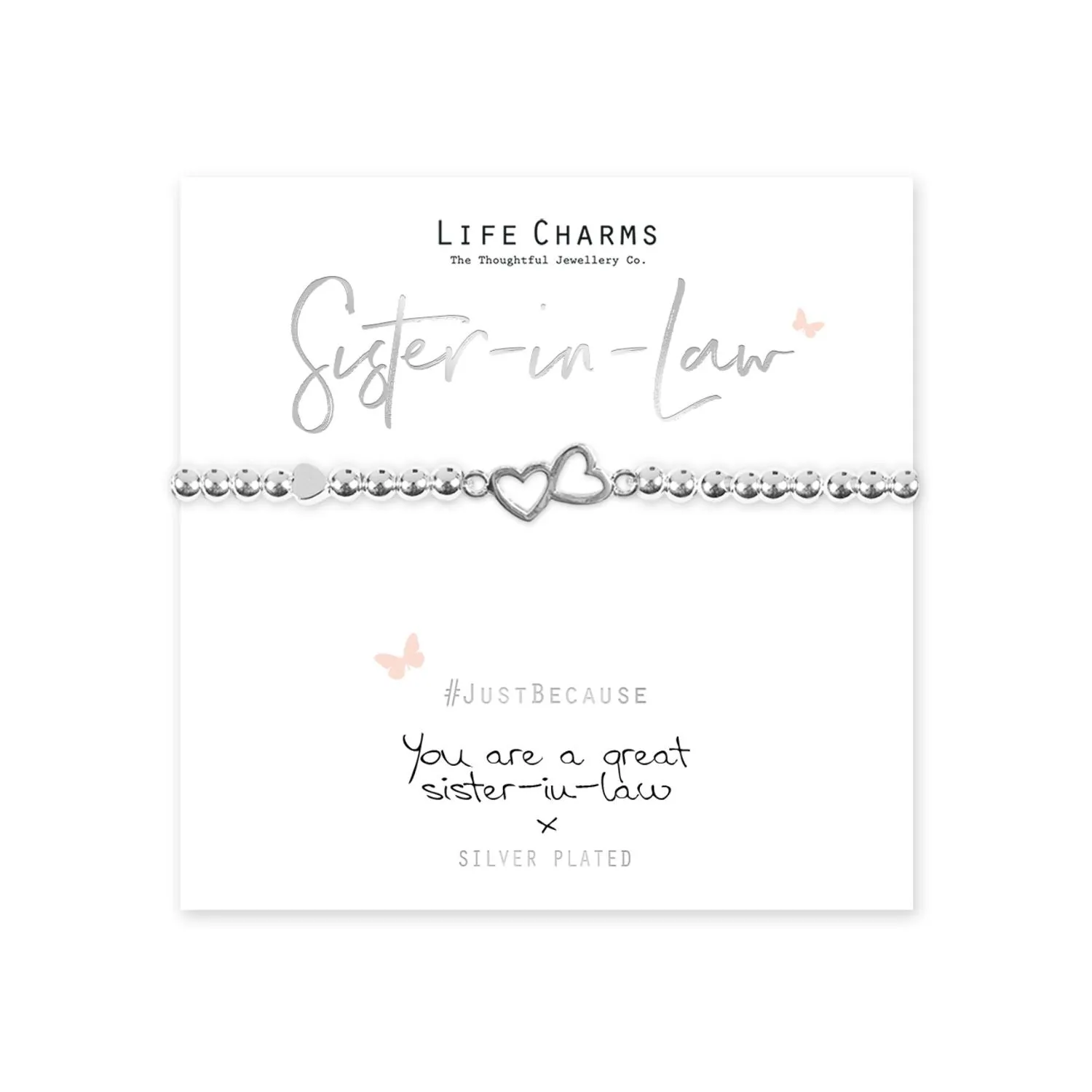 Life Charms "You are A Great Sister In Law" Bracelet