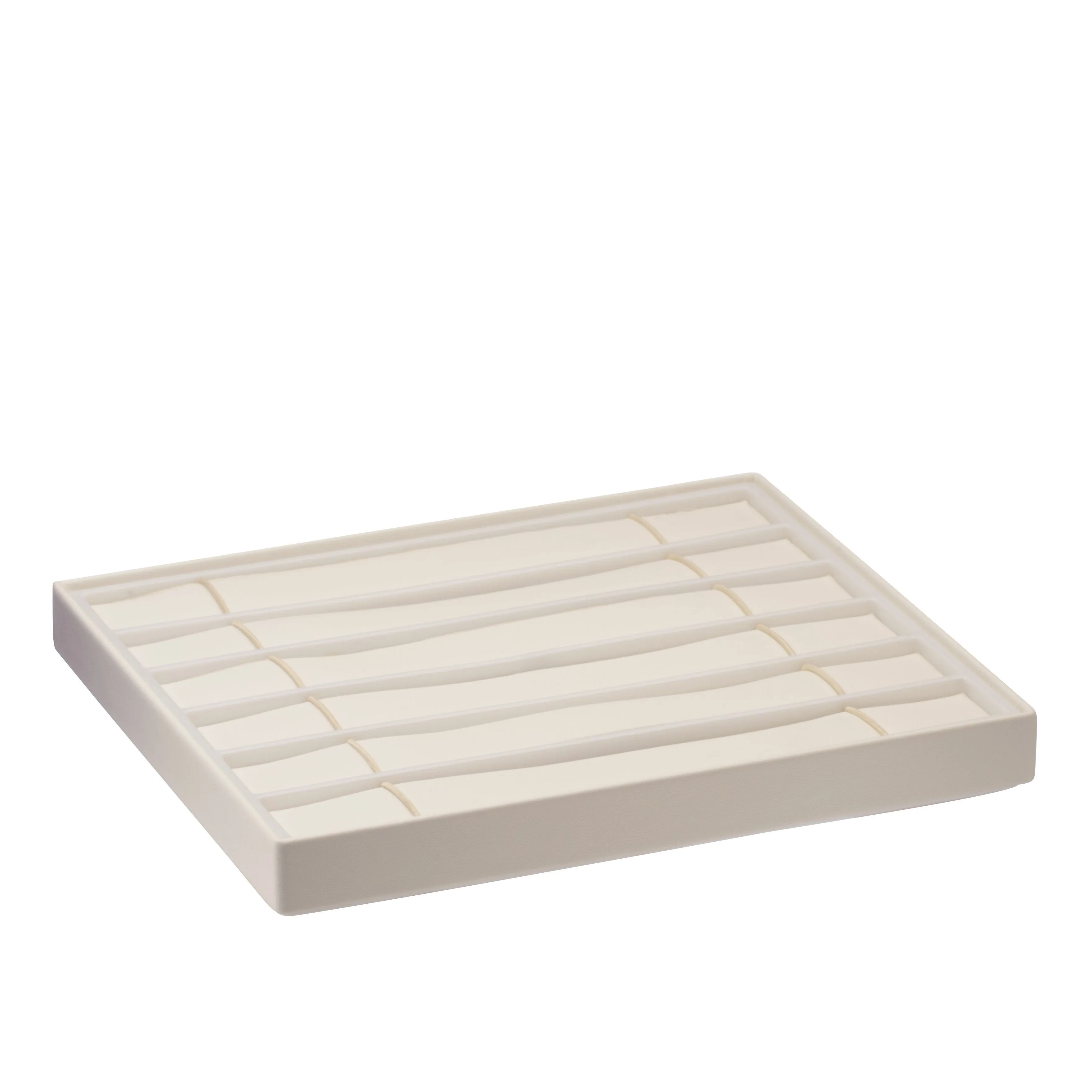 Lightweight Stackable 6 Bracelet Tray, Allure Leatherette Display Collection