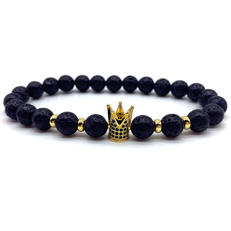 Luxurious Crown Charm Bracelet