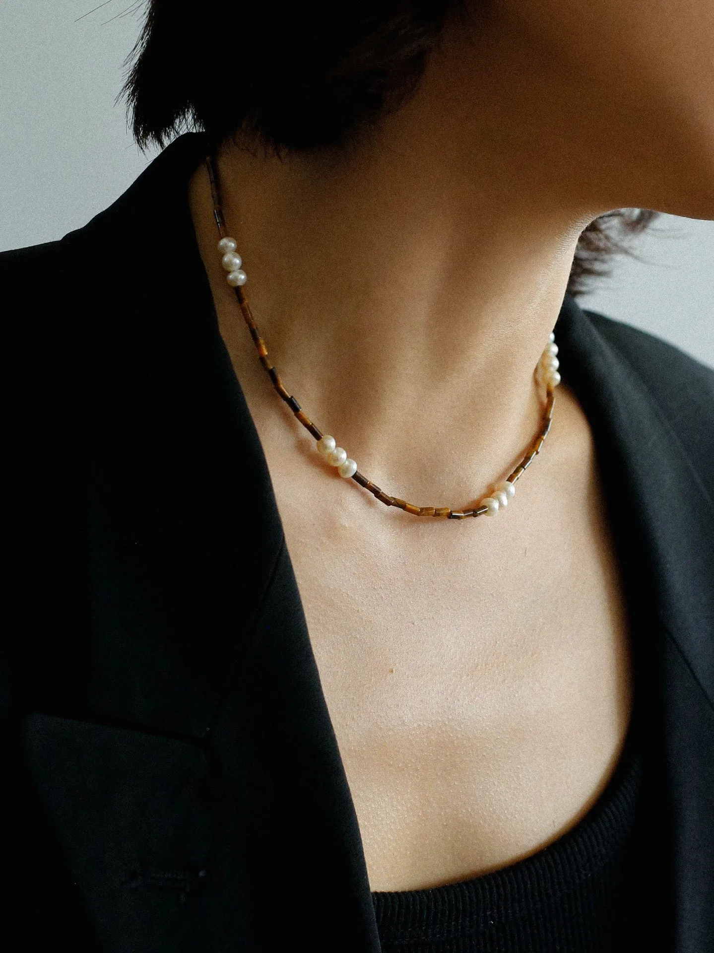 Mosaic Freshwater Pearl Necklaces