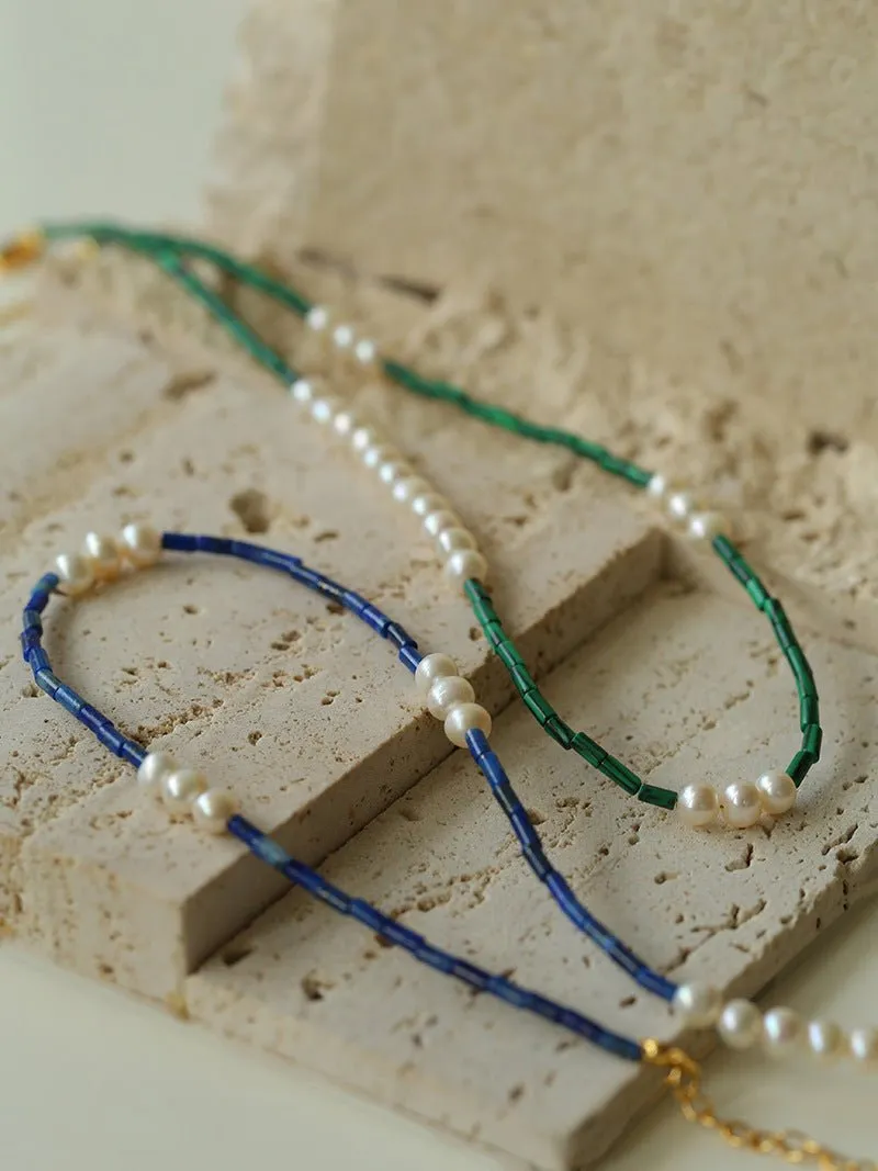 Mosaic Freshwater Pearl Necklaces