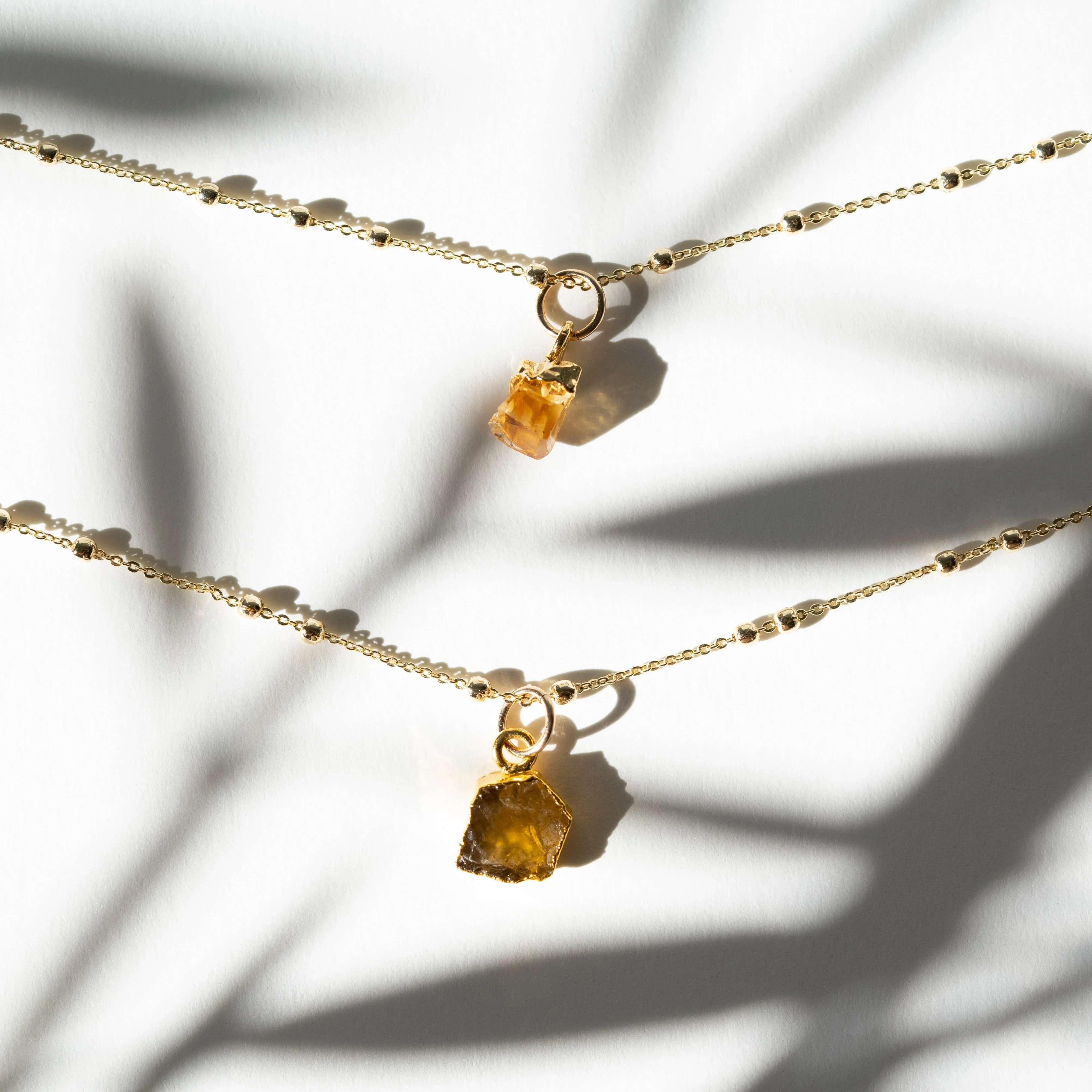 November | Citrine Necklace