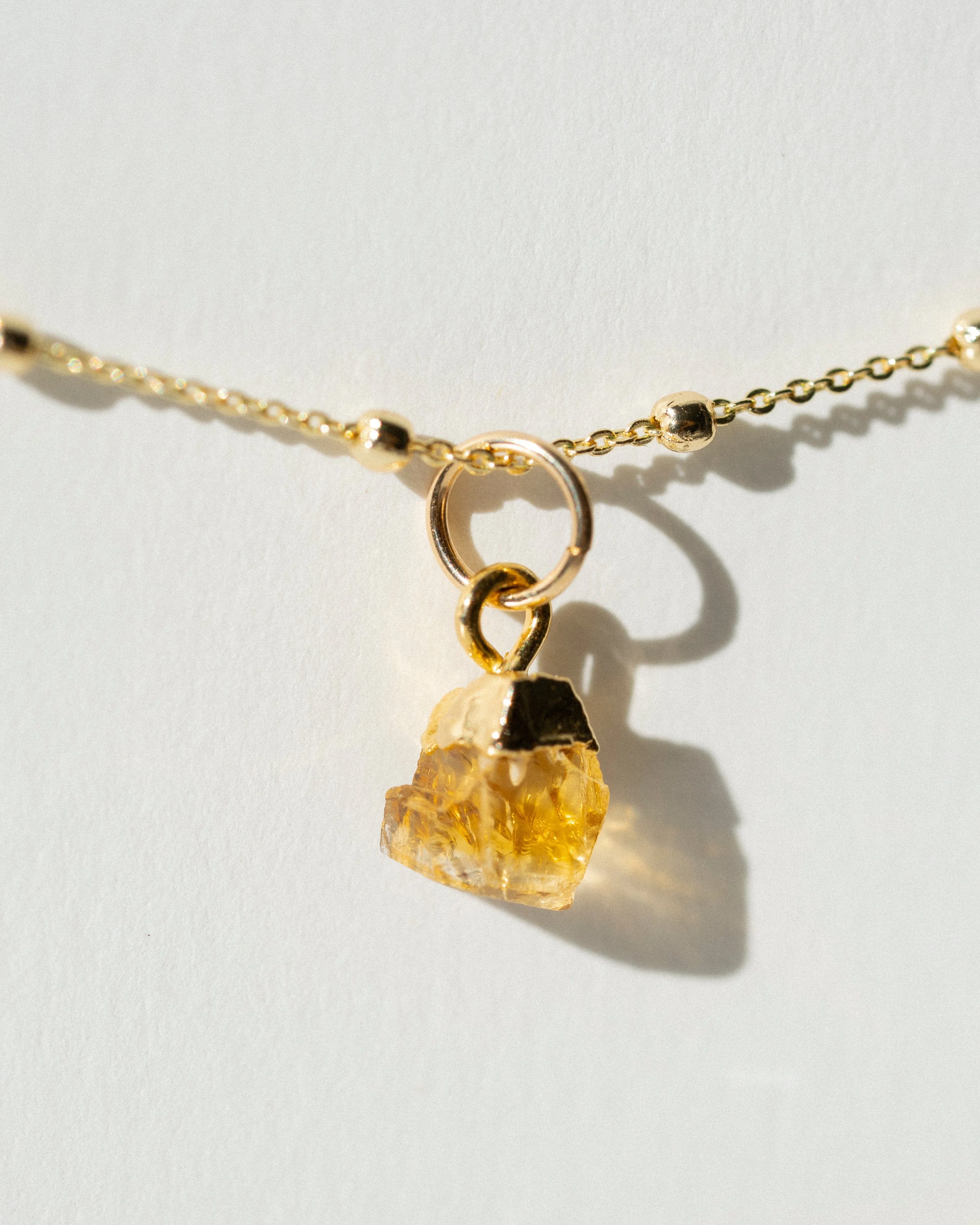 November | Citrine Necklace