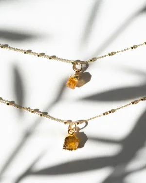 November | Citrine Necklace