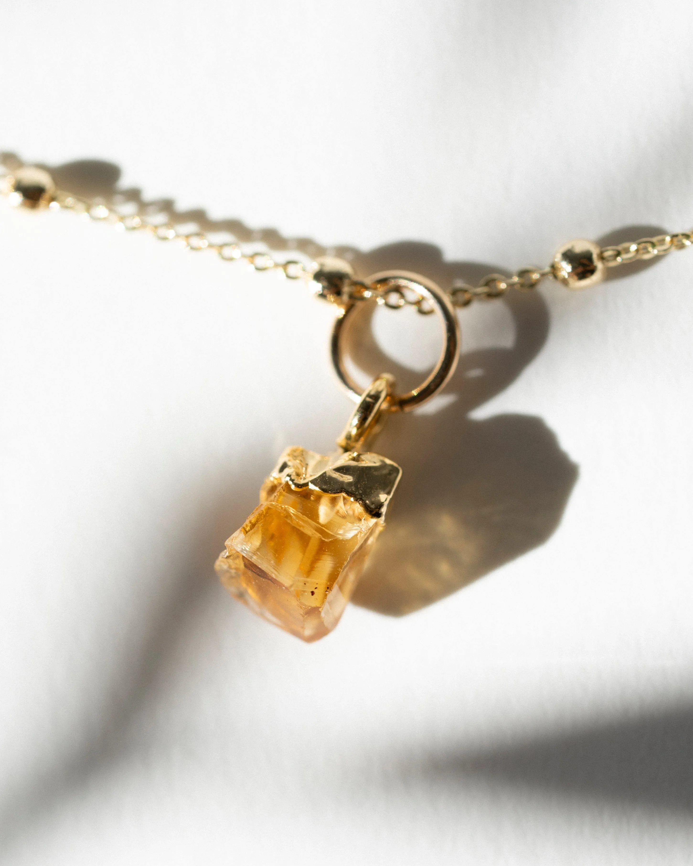 November | Citrine Necklace