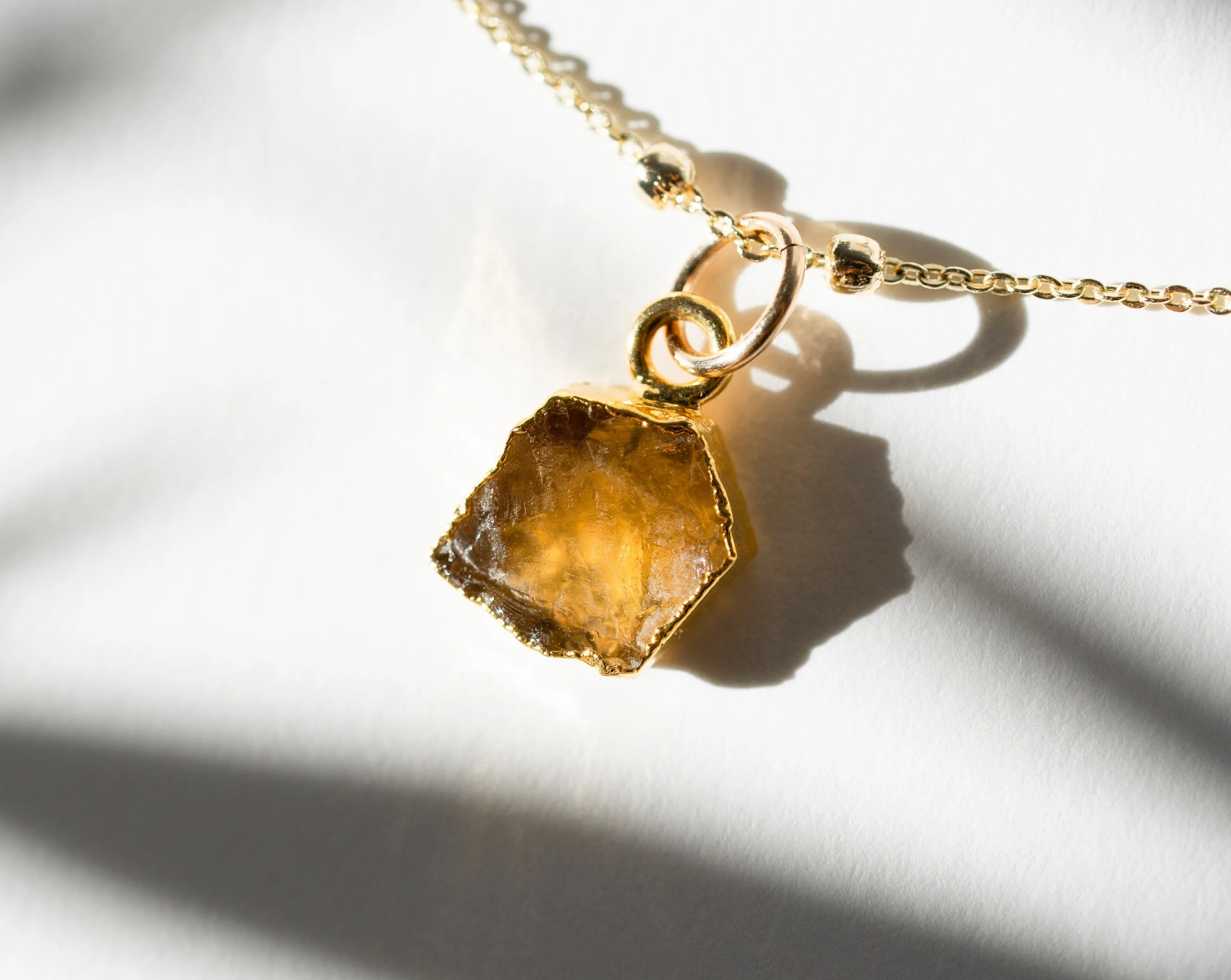 November | Citrine Necklace