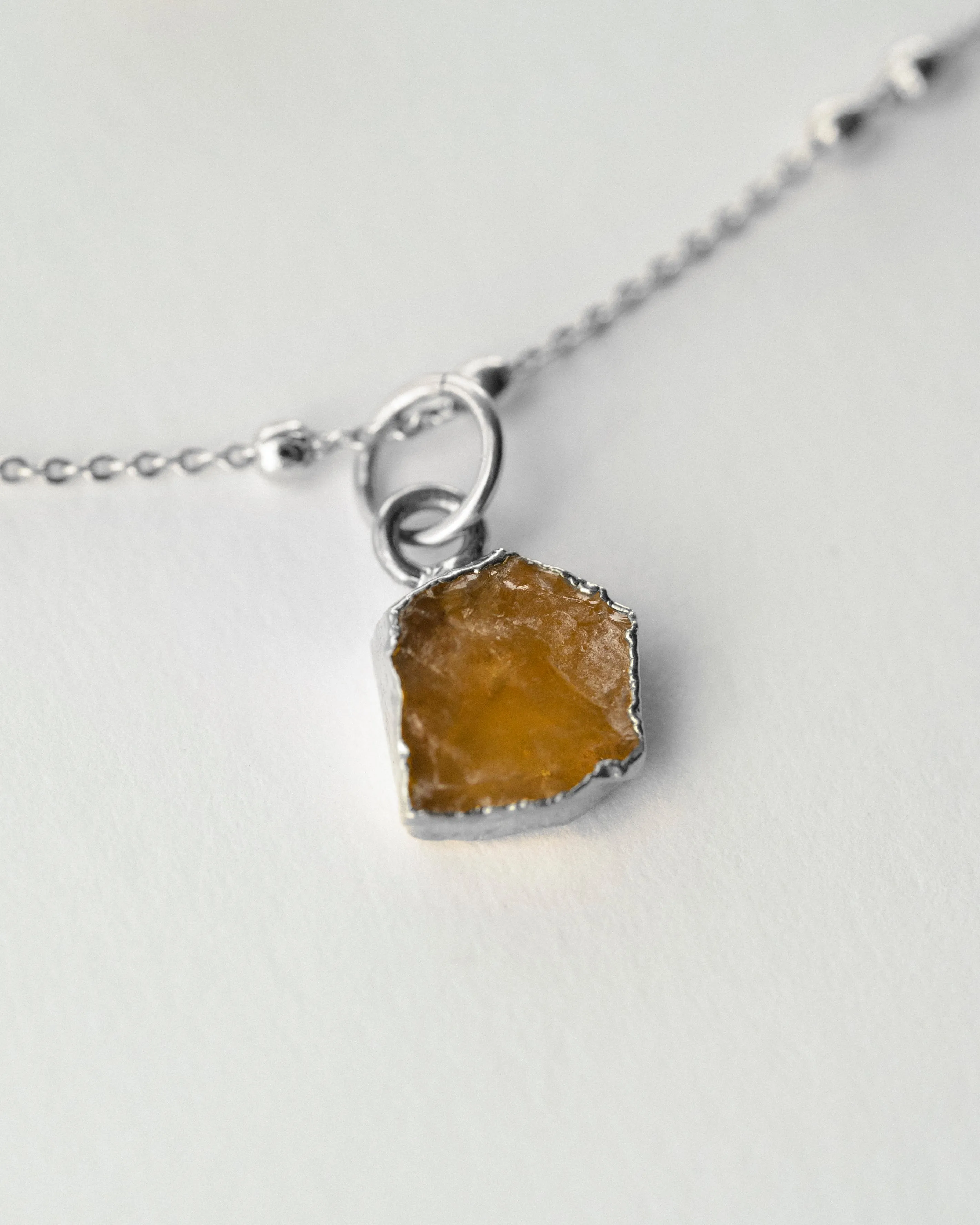 November | Citrine Necklace