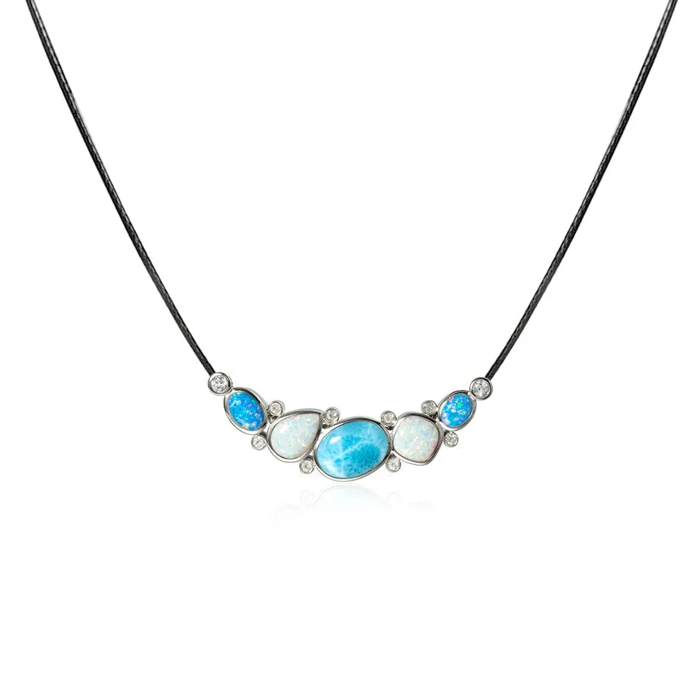 Opal & Larimar Paradise Pendant