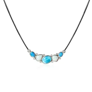 Opal & Larimar Paradise Pendant