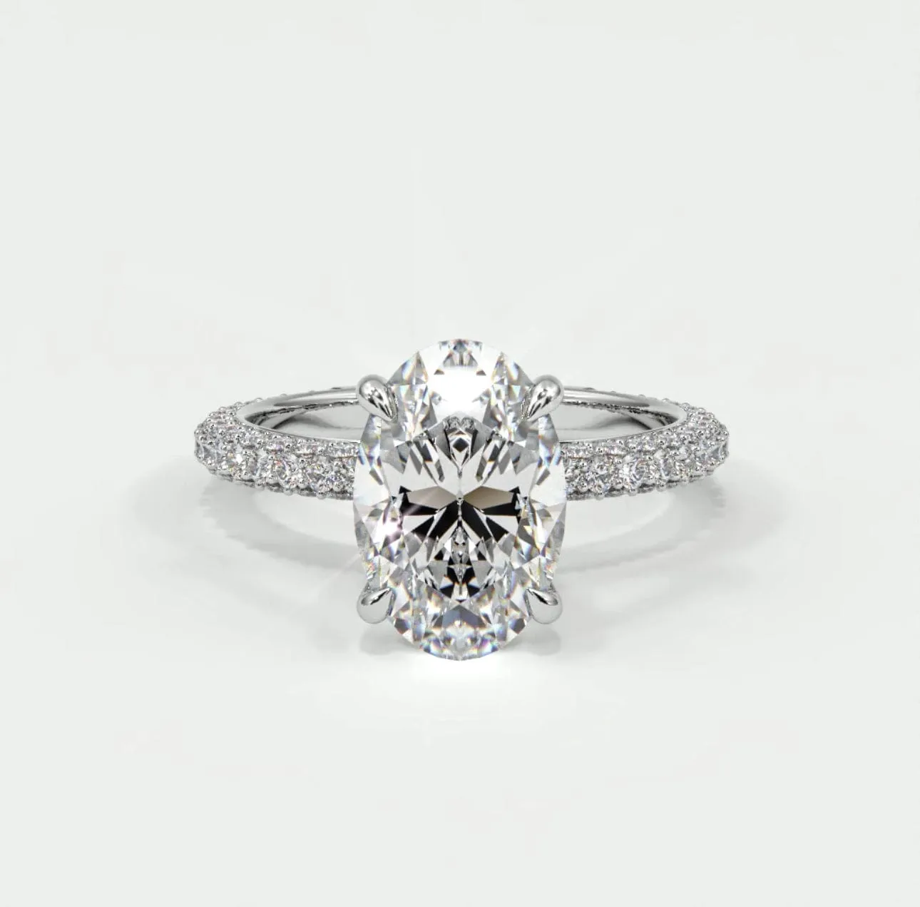 Oval Diamond Engagement Rings