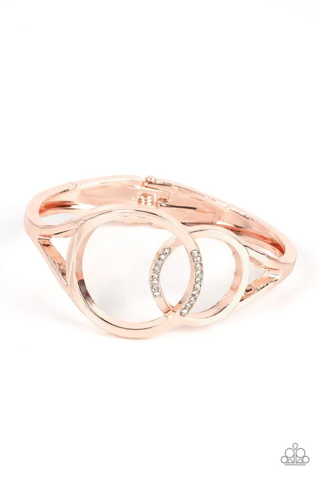 Paparazzi Bracelet ~ Scope of Expertise - Rose Gold