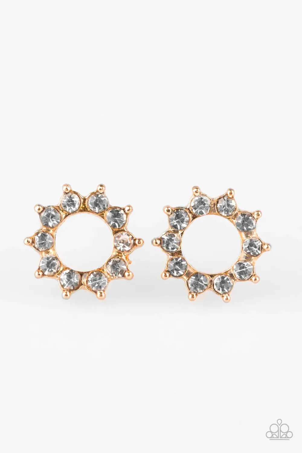 Paparazzi Earring ~ Richly Resplendent - Gold