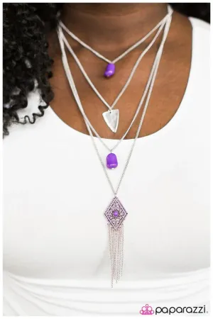 Paparazzi Necklace ~ A Gypsy Soul - Purple