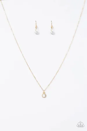 Paparazzi Necklace ~ Creek Cadence - Gold