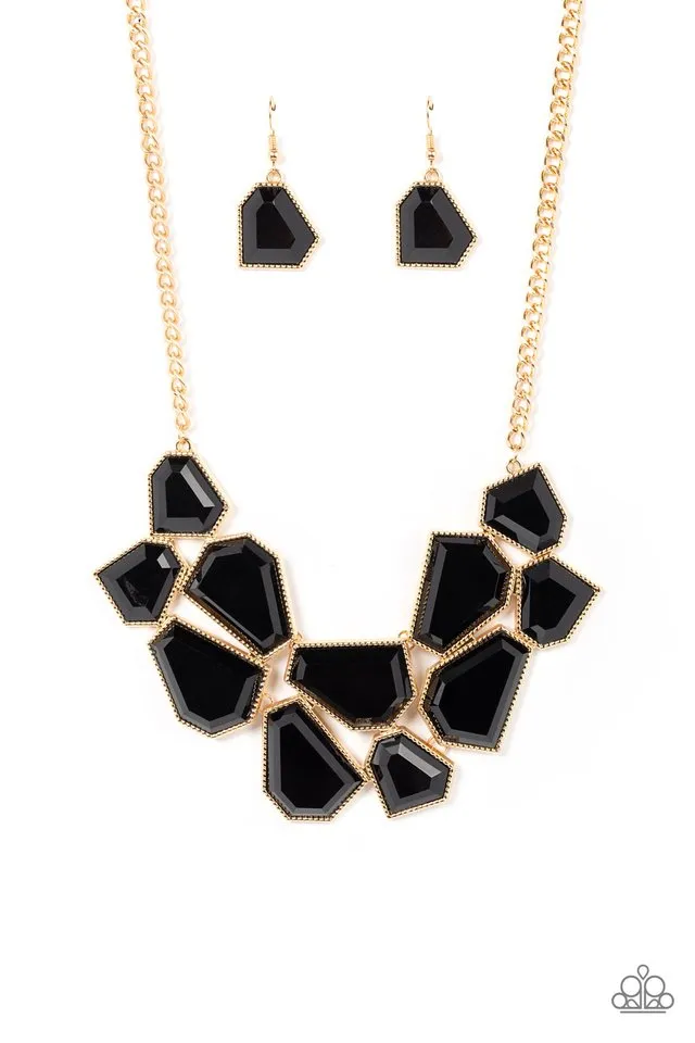 Paparazzi Necklace ~ Double-DEFACED - Gold